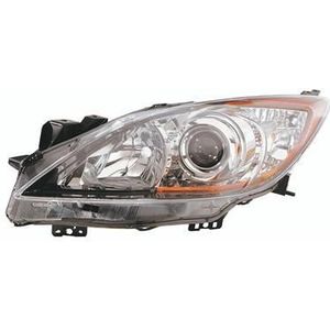 Mazda - Koplamp Links - H11+HB3 - Inclusief Stelmotor - Voor Rechtsrijdend Verkeer