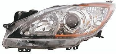 Mazda - Koplamp Links - H11+HB3 - Inclusief Stelmotor - Voor Rechtsrijdend Verkeer