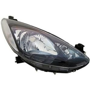 Mazda 2, 2007 - 2015 - koplamp, H4, elektr verstelb, incl stelmotortje, rechts