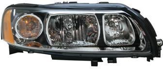 VanWezel 5932962 - Voorlicht - Grijs - Voor Volvo V70 van 2004 tot 07/2007