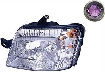 VanWezel 1711961 - Voorlicht met Knipperlicht - Voor Fiat Panda 2003 tot 2012