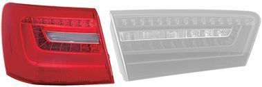 VanWezel - 0343925U - Achterlicht - Links - Audi A6 - 04/2011 tot 2014