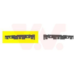 VAN WEZEL Houder, bumper FIAT,ABARTH 1604568 51786776,51918618,52046537 52054126