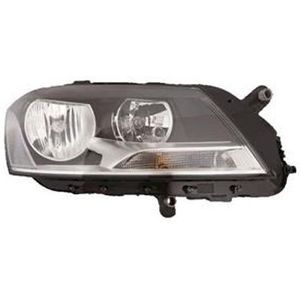 VanWezel 5740962 - Voorlicht met Knipperlicht - Grijs Donker - Voor Volkswagen Passat 2010-2014