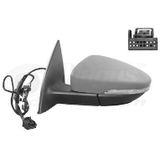 VanWezel - 5891817 - Rétroviseur - Compleet - Links - Voor Volkswagen Eos tot 2010