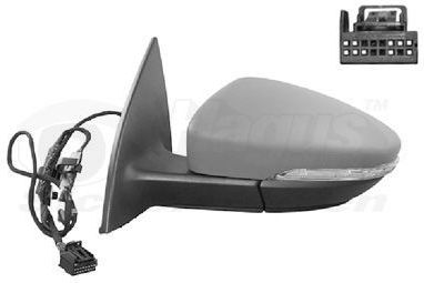 VanWezel - 5891817 - Rétroviseur - Compleet - Links - Voor Volkswagen Eos tot 2010