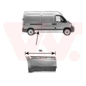 Van Wezel - 4387144 - Plaatwerkdeel - Met Knipperlichtgat - Eindplaat