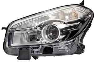 VanWezel 3389961 - Voorlicht - Nissan Qashqai j10 - 02/2010 tot 2014
