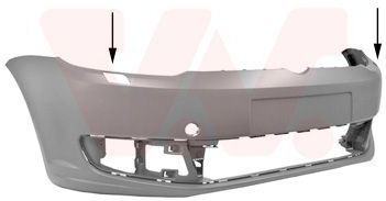 VAN WEZEL Bumper VW 5735575 1T0807217Q,1T0807217QGRU