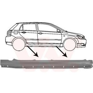 Toyota - Dorpel - Plaatwerkdeel - 5393104 - Rechts - Buitenste Deel