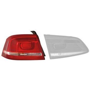 VanWezel 5740935 - Verre extérieur feu arrière gauche pour Volkswagen Passat de 11/2010 à 2014