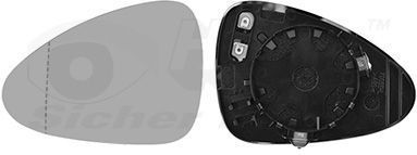 VAN WEZEL Spiegelglas PORSCHE 7406837 97073103505,97073103509 Dodehoekspiegel,Spiegelglas, buitenspiegel