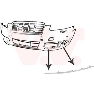 Bumperlijst Audi Van Wezel 0340581