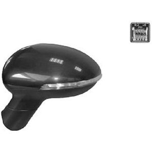 VanWezel - 8323817 - Rétroviseur Compleet - Zwart - Voor Kia Rio 07/2011 tot 2015