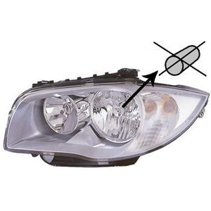 VanWezel 0628963 - Koplamp - Voorzijde Links - Voor BMW 1 E81/E87 - 2007 tot 2012