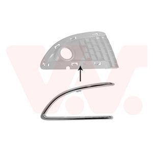 VanWezel 1779595 - Grille Prise D'air Inférieure Gauche - Voor Lancia Ypsilon 2011-2015