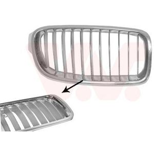 VanWezel 0670514 - Grille calandre droite pour Bmw 3 f30 berline de 2012 à 2019