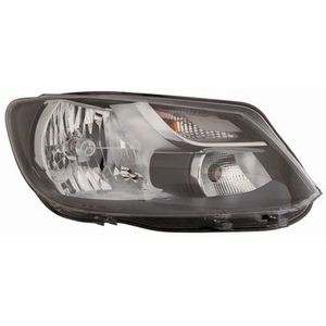 VanWezel 5868962 - Voorlicht met Knipperlicht - Zwart - Voor Volkswagen Caddy 10/2010 tot 2015