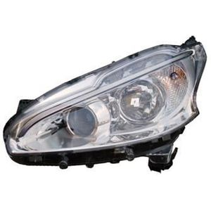 VanWezel 4034963 - Voorlicht met Knipperlicht - Voor Peugeot 208 - 03/2012 tot 07/2015