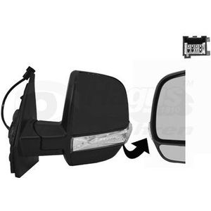 VanWezel 1638813 - Rétroviseur Compleet Links - Zwart - Voor Fiat Doblo 2010-2015