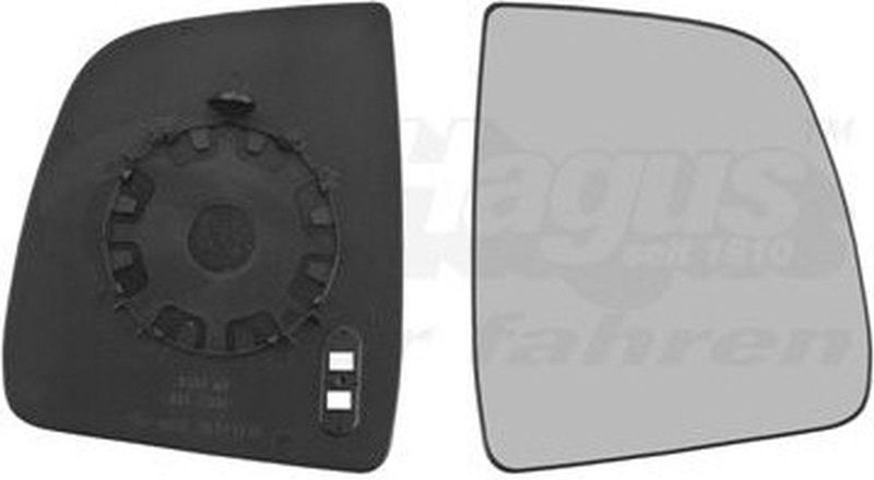 VanWezel 1638832 - Miroir rétroviseur droit pour Fiat Doblo de 01/2015 à 2022