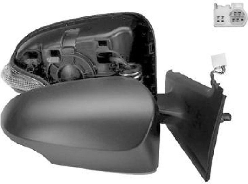 VanWezel 5437807 - Rétroviseur Compleet Links - Voor Toyota Yaris - 09/2011 tot 08/2014