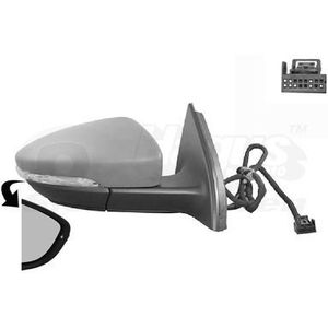 VAN WEZEL Buitenspiegel VW 5740818 3AA857508A9B9,3C8857522,3C8857538GRU Zijspiegel,Spiegel,Achteruitkijkspiegel,Autospiegel,Dodehoekspiegel