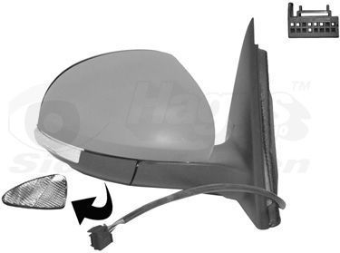 VAN WEZEL Buitenspiegel SKODA 7606818 5L1857508D9B9,5L1857508H9B9,5N0857522 Zijspiegel,Spiegel,Achteruitkijkspiegel,Autospiegel,Dodehoekspiegel
