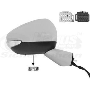 VanWezel 0979816 - Rétroviseur Compleet - Voor Citroen C4 Picasso - 2013 tot 2016