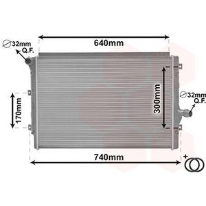 Radiator Audi, Seat, Skoda, Volkswagen Ir Plus 58012208