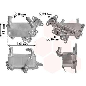 OLIEKOELER VOOR AUDI Q2 GA 2016- 3C0317037A