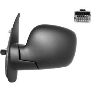 VanWezel - 4312807 - Rétroviseur - Zwart - Compleet Links - Voor Renault Kangoo 2008-2013