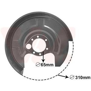 Van Wezel - 0322373 - Dekplaat - Zwart - Remschijven Audi