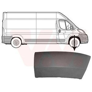 Verbreding, Spatbord Citroen, Fiat, Peugeot Van Wezel 1651524