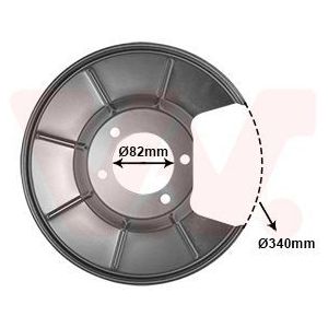 Van Wezel - Remschijfbeschermer - Voor Ford Galaxy 2006-2010 - OEM 1379972