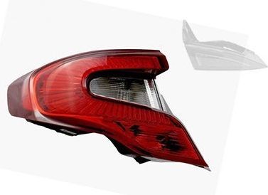 VanWezel 1717923 - Feu arrière gauche pour Fiat Tipo de 10/2015 à 2020