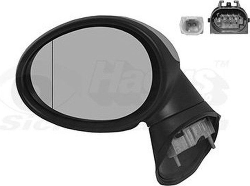 VAN WEZEL Buitenspiegel MINI 0515817 51169805007,51169813783,51162754915 Zijspiegel,Spiegel,Achteruitkijkspiegel,Autospiegel,Dodehoekspiegel