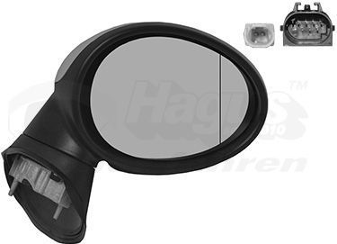 VAN WEZEL Buitenspiegel MINI 0515818 51169805008,51162754916,51169803190 Zijspiegel,Spiegel,Achteruitkijkspiegel,Autospiegel,Dodehoekspiegel