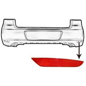 VanWezel 5863940 - Catadioptre Rechts - Volkswagen Golf VI - 11/2008 tot 2013