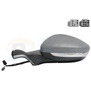 VAN WEZEL Buitenspiegel PEUGEOT 4034815 1607511980,1611240880 Zijspiegel,Spiegel,Achteruitkijkspiegel,Autospiegel,Dodehoekspiegel