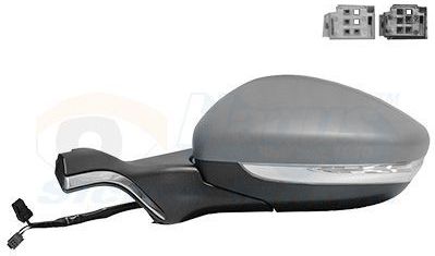VAN WEZEL Buitenspiegel PEUGEOT 4034815 1611240880,1607511980 Zijspiegel,Spiegel,Achteruitkijkspiegel,Autospiegel,Dodehoekspiegel