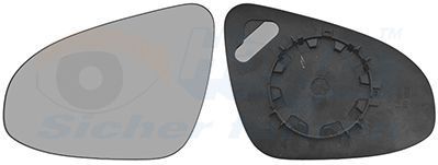 VanWezel 5437831 - Linker Buitenspiegel - Toyota Yaris - Convex - Niet Gevoerd