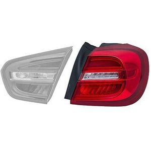 VanWezel 2930926 - Achterlicht - Rechts - Voor Mercedes Gla x156 van 12/2013 tot 2020