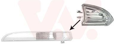 VAN WEZEL Reflector, knipperlamp VW 5841974 3C8807718