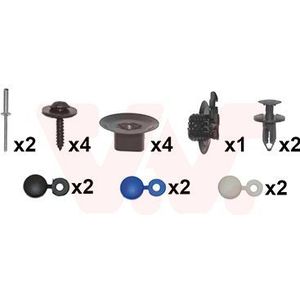 VAN WEZEL Montageset, bumper RENAULT 4333793 600385944R