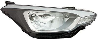 VanWezel - 8259962 - Koplamp - Voorzijde Rechts - Voor Hyundai I20 01/2015 tot 2020