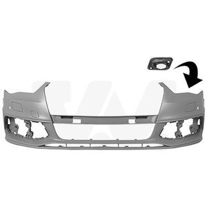 Voorbumper Audi Van Wezel 0336573