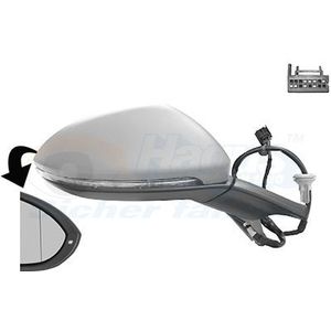 VAN WEZEL Buitenspiegel VW 5766816 5G1857508CP,5G0857522,5G1857508CP9B9 Zijspiegel,Spiegel,Achteruitkijkspiegel,Autospiegel,Dodehoekspiegel