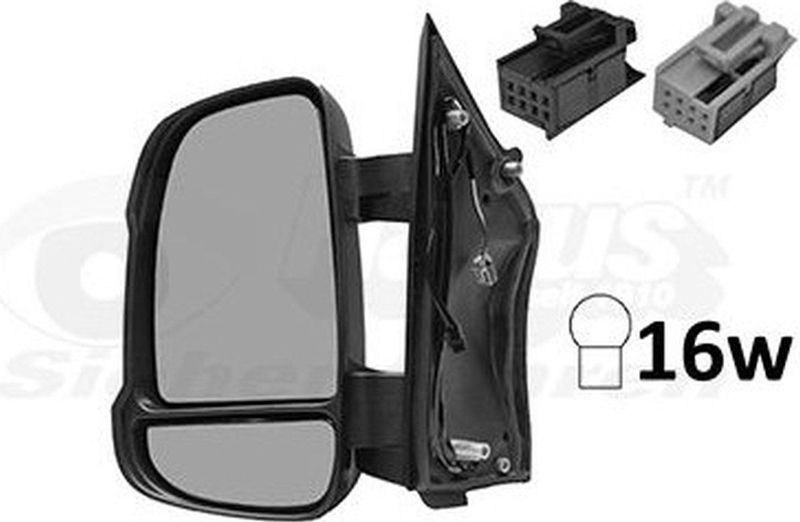 VanWezel 0983827 - Elektrische Buitenspiegel - Compleet - Links - Voor Citroen Jumper 2006-2014