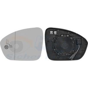 VanWezel 4407835 - Achteruitkijkspiegel Links - Voor Renault Clio V - Asferisch - Verwarmd